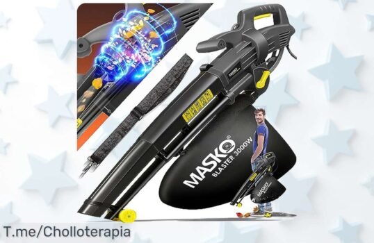 Aprovecha el ofertón del aspirador de hojas 3 en 1 con 3000W de succión y triturador incluido, ¡es tu super chollo para una limpieza impecable! Compra ya antes que se agote