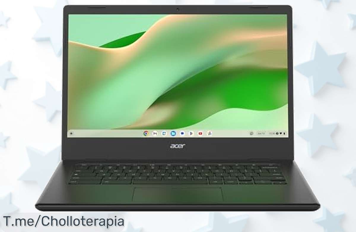 Aprovecha el super chollo del Acer Chromebook 314 con pantalla FullHD y almacenamiento SSD de 128GB, ¡ofertón limitada que no querrás perderte! Compra ya antes de agotar existencias.