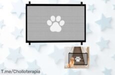 Aprovecha este ofertón: Barrera de seguridad para perros y niños a un precio loco, ¡protege a tu familia ya! Stock limitado, no te quedes sin la tuya