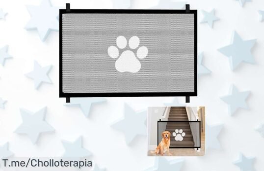 Aprovecha este ofertón: Barrera de seguridad para perros y niños a un precio loco, ¡protege a tu familia ya! Stock limitado, no te quedes sin la tuya