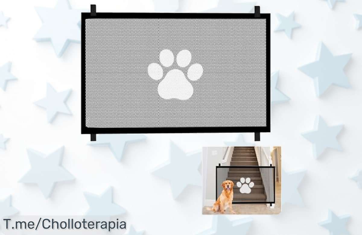 Aprovecha este ofertón: Barrera de seguridad para perros y niños a un precio loco, ¡protege a tu familia ya! Stock limitado, no te quedes sin la tuya.