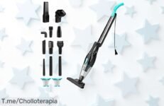 Aspiradora escoba R3S: ¡Potente y ligera con 11 accesorios para brillar! Aprovecha este super chollo, acción urgente antes de que se agote esta oferta única