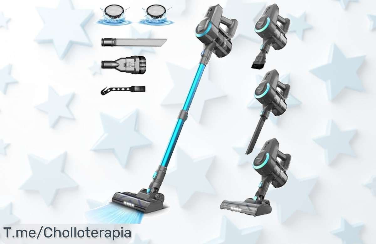 Aspiradora sin cable en oferta loca: ultraligera y eficaz para el pelo de tus mascotas. Ahorra a lo grande, ¡compra ya antes de que se agote esta ganga!