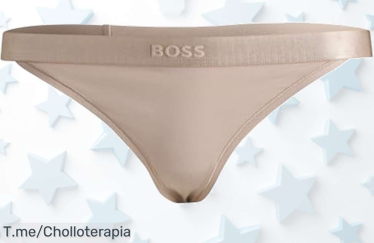 Atrapa el BOSS String BEA Tanga en Light Beige con un descuento brutal que no podrás creer. ¡Es tu super chollo! Compra ya antes de que se agote y deslumbra.