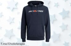 Atrapa el frío con estilo: Sudadera Jack & Jones ultra suave a precio loco, ¡la moda casual que necesitas! No dejes pasar este chollo único, compra ya antes de que se agote