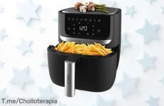 Atrapa el ofertón del año: Freidora Cecotec de aire caliente con báscula ¡Cocina sano con solo una cucharada! No te quedes sin la tuya, compra antes que se agote