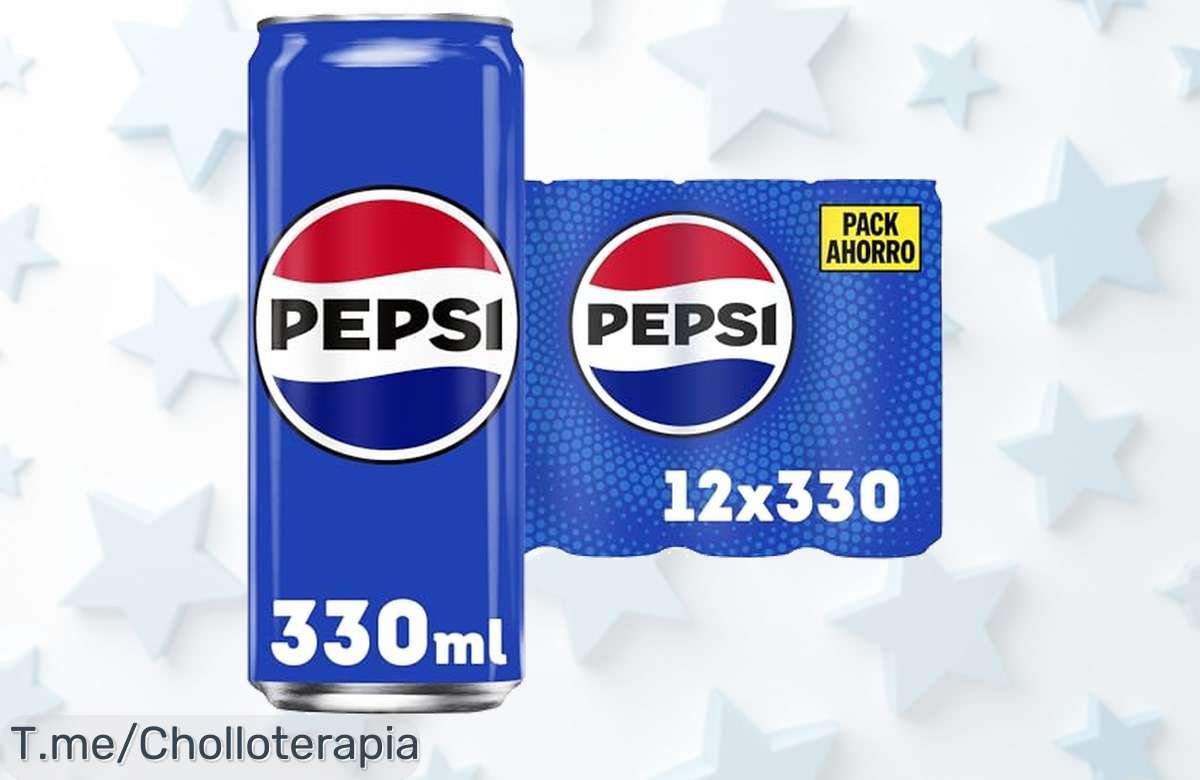 Atrapa el súper chollo de Pepsi: Pack de 12 latas a precio loco, pura diversión en cada sorbo. Usa el cupón y ahorra hoy mismo, ¡oferta limitada que no puedes dejar pasar!