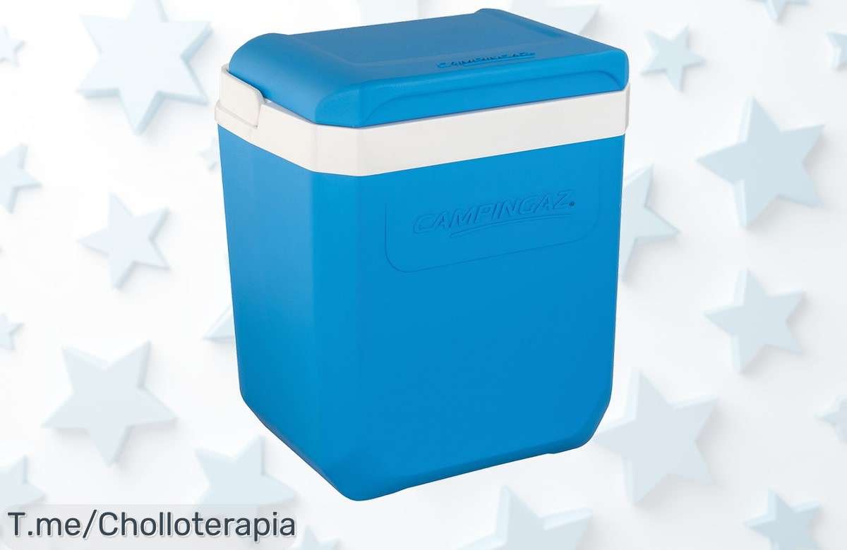 Atrapa el verano con la Campingaz Nevera de 30 L, un super chollo para tus escapadas. ¡Mantén tus bebidas frescas y hazte con la tuya ya antes que se agote!