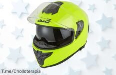 Atrapa el viento con el JDC Casco de Moto Integral: Diseño ligero y doble visera para aventuras únicas, ¡hazlo tuyo ya en este super chollo antes que se agote!