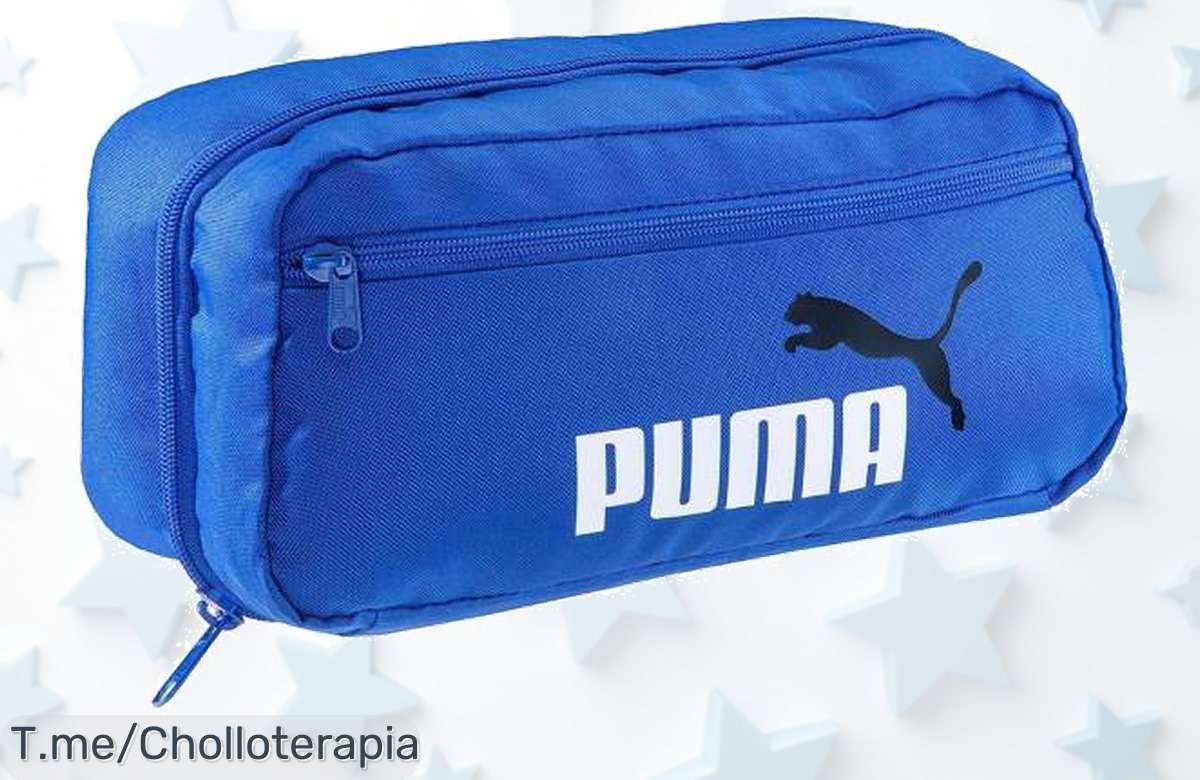 Atrapa este neceser PUMA Washbag a precio loco, perfecto para viajar o ir al gym. ¡Últimas unidades disponibles! No te quedes sin el super chollo y actúa ya antes de que se agoten.