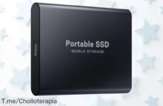 Atrapa este ofertón: Disco Duro Externo SSD Portátil a velocidad increíble y gran capacidad para llevar tu mundo contigo ¡Compra ya antes de que se agote!