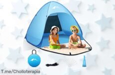 Atrapa este ofertón imposible: Purebox tienda de playa ultra ligera, lista en 2 segundos y perfecta para tu jardín ¡Consigue ya tu descuento brutal antes que se acabe!