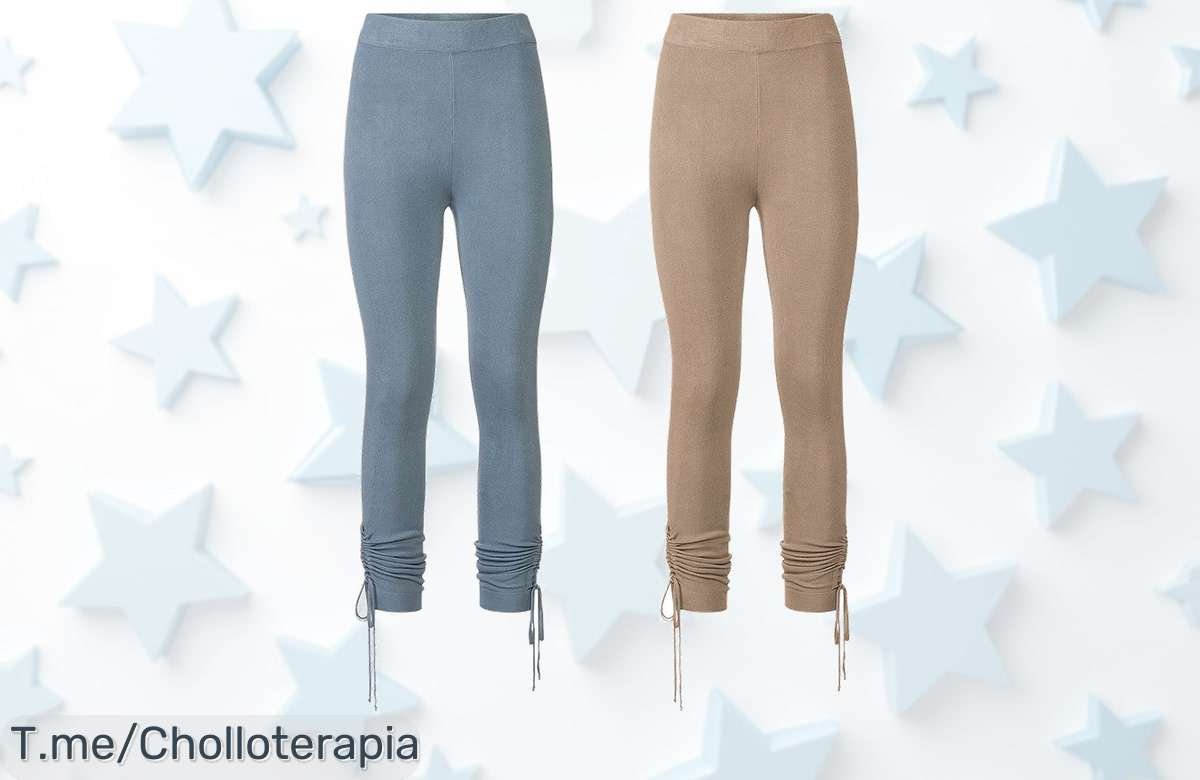 Atrapa la moda con leggings de punto fino que se ajustan a ti, luciendo increíble. Super chollo en stock limitado: ¡hazte con ellos ya y transforma tu look!