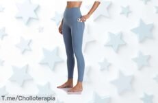 Atrapa las mallas Colofulkoala con bolsillos y leggings push up, super chollo para yoga o gym Descuentazo único que vuela, ¡renueva tu outfit ya!