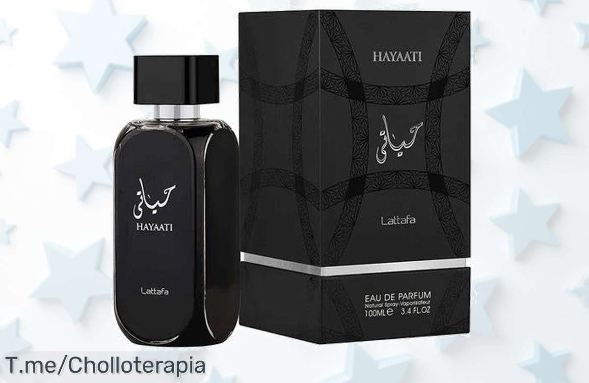 Atrapa miradas con Hayaati Black by Lattafa: el perfume masculino que desata pasiones. ¡Oferta nunca vista, actúa ya antes de que se agote este super chollo!