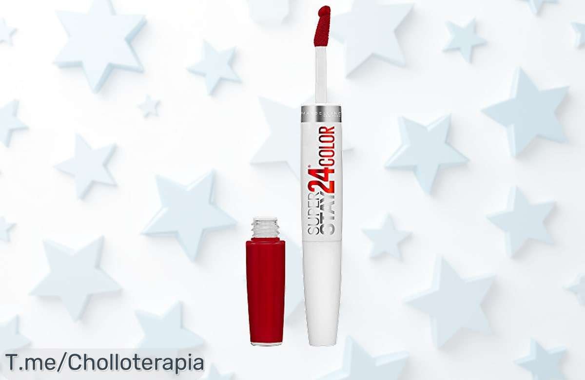 Atrévete a brillar con el labial Maybelline Super Stay 24H, precio loco y duración increíble. ¡No te quedes sin este ofertón! Compra ya antes de que se agote.