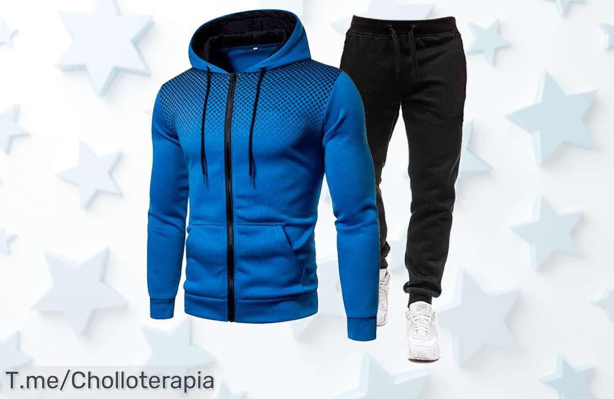 Atrévete a lucir increíble este otoño con el super chollo de conjunto deportivo casual, ¡solo por tiempo limitado! Brilla con estilo y aprovecha esta oferta única ahora mismo.