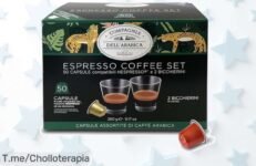 Café 100% Arábica en Cápsulas: 5 Sabores Únicos y Tazas de Vidrio ¡No Dejes Pasar Este Super Chollo! Descubre Aromas Exclusivos Antes de que Se Agote ¡Compra Ya!