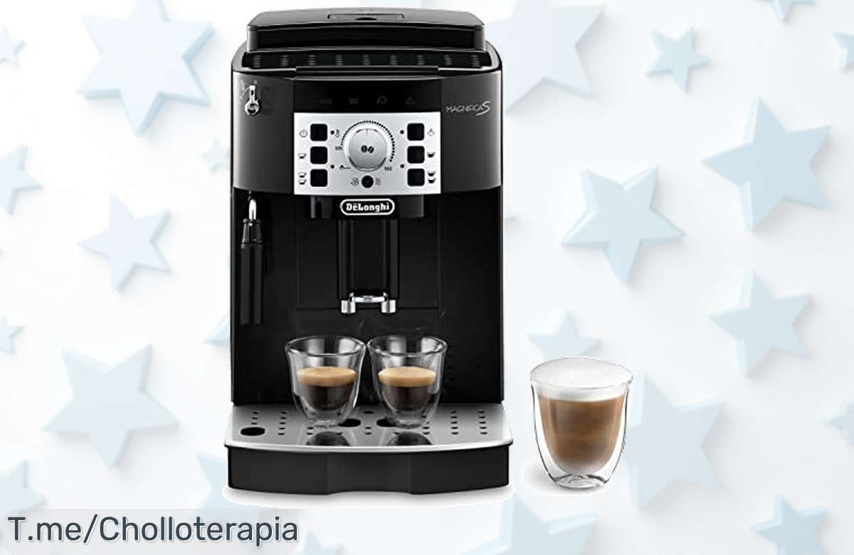 Cafetera De’Longhi Magnifica S: Prepara café espectacular en 35 segundos con molinillo de precisión y disfruta del mejor aroma. ¡Super chollo, compra ahora antes de que se agote!