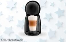 Cafetera Dolce Gusto KRUPS Piccolo XS Negra a precio loco: café cremoso al instante como un barista ¡No dejes pasar este super chollo, compra ya antes que se acabe!