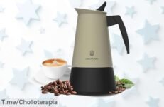 Cafetera Italiana Piccolina 400 Green a precio loco: disfruta de café delicioso sin derrames con su cierre hermético ¡No te quedes sin la tuya, oferta única y limitada!