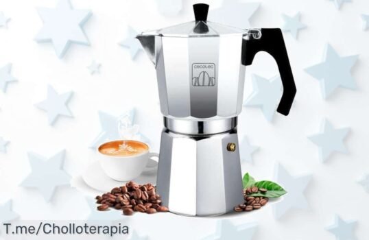 Cafetera italiana Cecotec a un precio loco: aroma irresistible, cierre hermético y válvula de seguridad ¡Consíguela ahora antes que se agote en esta oferta única!