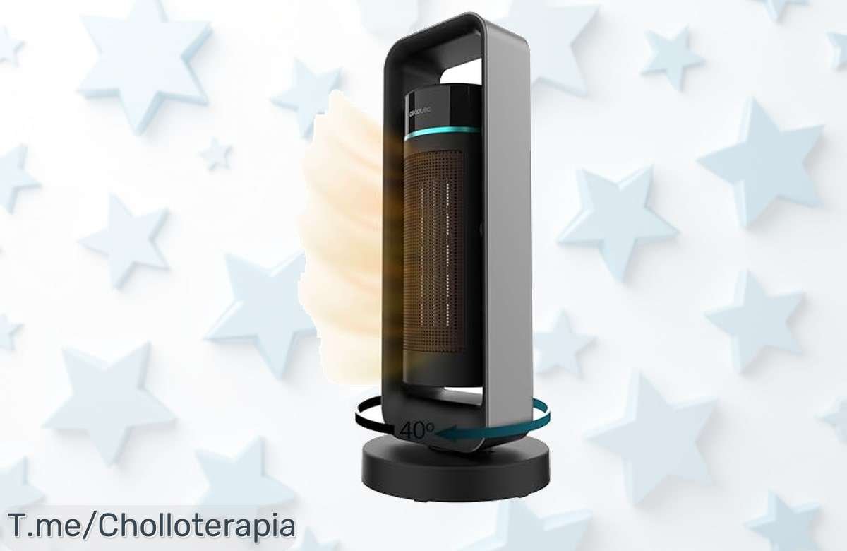 Calefactor Cecotec ReadyWarm 2000: Calor a Todo Gas con Osilación Ultra Eficaz y 3 Modos. ¡No Te Pierdas Este Super Chollo! Oferta Limitada, Actúa Ya y Disfruta del Invierno Cálido