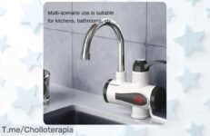 Calentador de agua eléctrico a precio loco: disfruta del agua caliente al instante y fácil de usar ¡No te pierdas este ofertón limitado, actúa ahora!