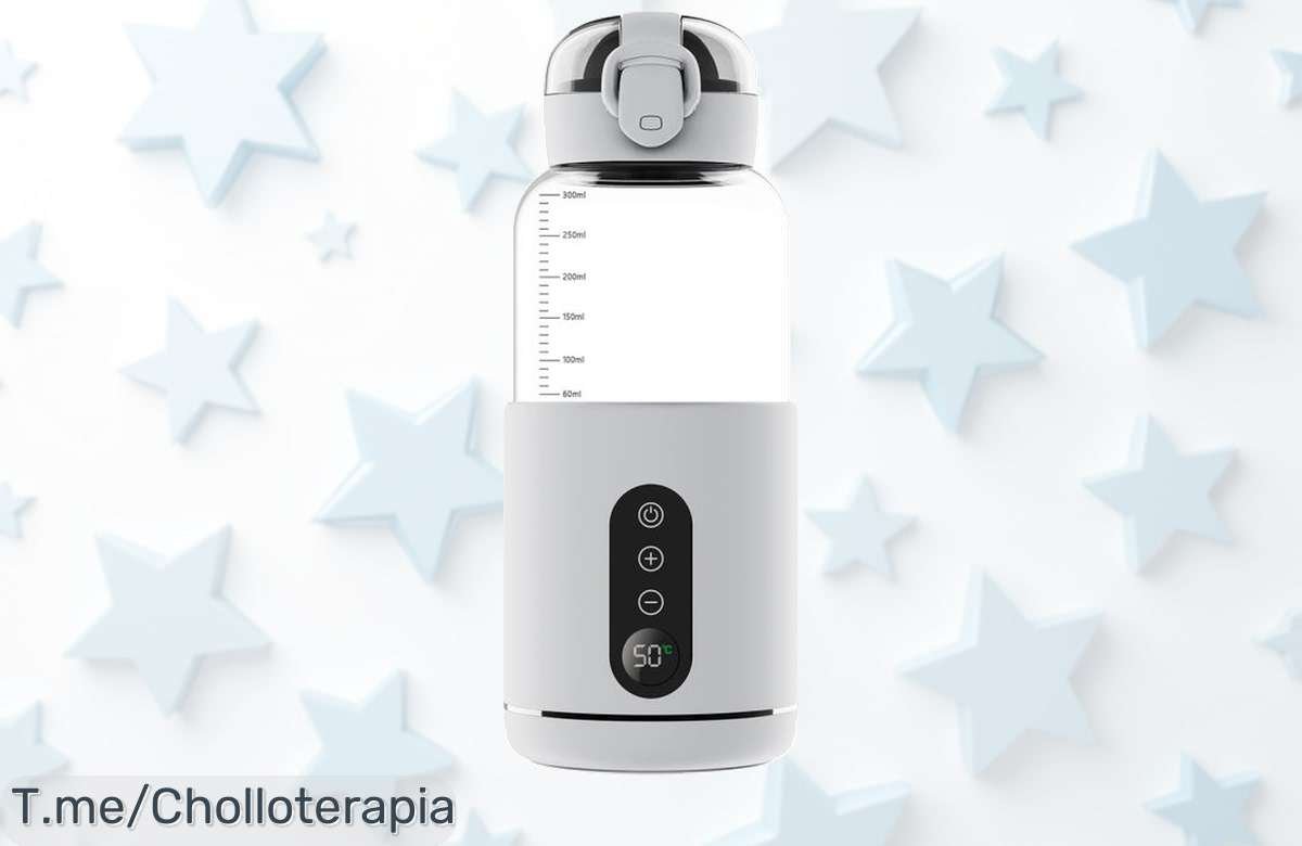 Calentador de biberones portátil con carga USB: tu bebé siempre tendrá leche calentita. Aprovecha este ofertón único antes de que se acaben, ¡no te quedes sin el tuyo!