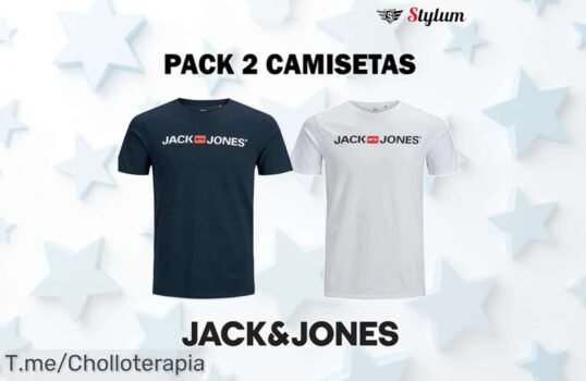 Camisetas Jack & Jones: Llévate 2 por un precio loco y luce increíble esta primavera-verano ¡No dejes escapar este super chollo, oferta limitada! Compra ya mismo
