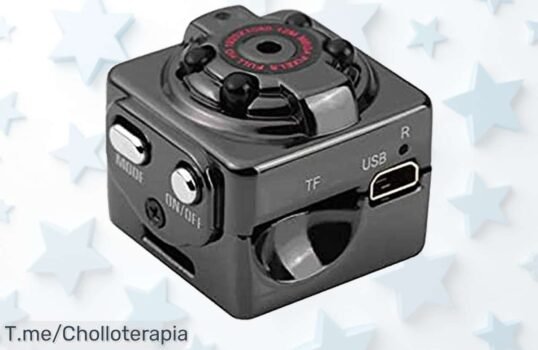 Captura momentos increíbles con la mini videocámara oculta Yilin: calidad HD 720P y fotos de 12M ¡Aprovecha este ofertón antes que se agote!