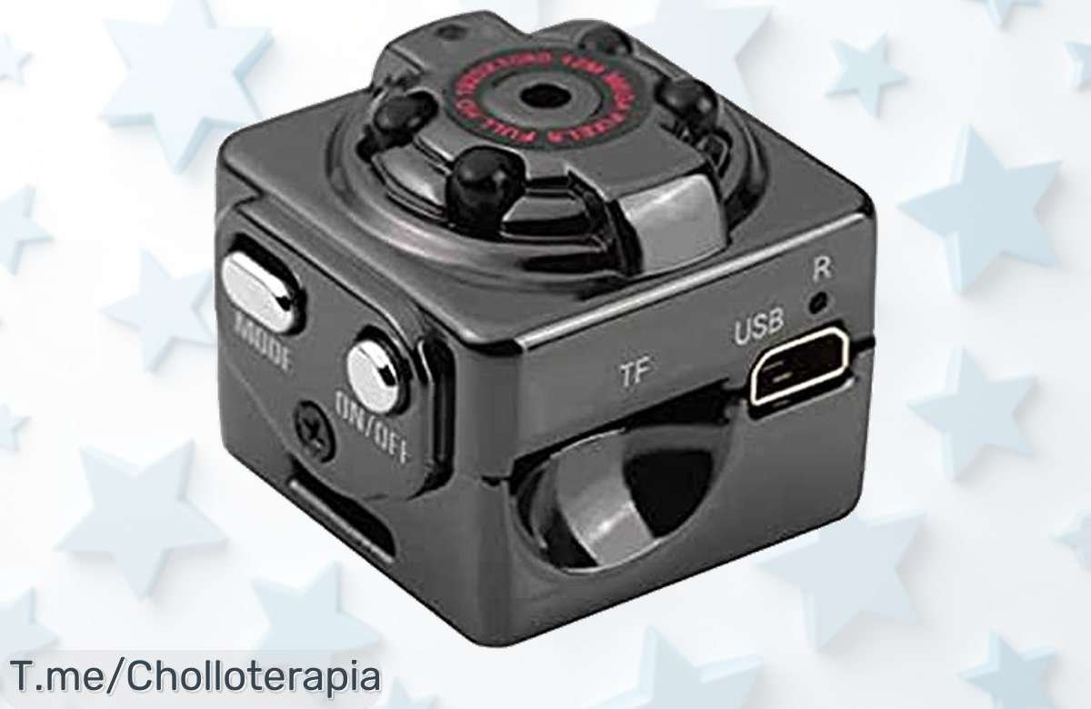 Captura momentos increíbles con la mini videocámara oculta Yilin: calidad HD 720P y fotos de 12M. ¡Aprovecha este ofertón antes que se agote!