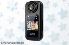 Captura momentos inolvidables con la cámara de acción TOMTOP, calidad 27K y lente giratoria en un ofertón nunca visto; compra ahora, ¡la oferta es limitada!