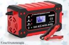 Cargador Husgw 12V6A en oferta: Carga rápida y segura con pantalla LCD, ¡super chollo limitado! No esperes más y asegúrate de no quedarte tirado nunca más