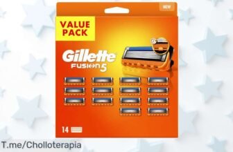 Chollazo del día: Gillette Fusion5 con 14 cuchillas para un afeitado suave y preciso ¡No te quedes sin el tuyo, esta oferta única no durará siempre!