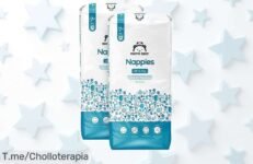 Chollo increíble: pañales ultrasecos Mama Bear con protección de 12 horas y barreras antifugas, ¡ofertón limitado que no puedes dejar pasar, actúa ya!