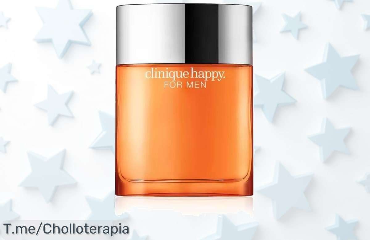 Clinique Happy Man: Atrévete a conquistar con esta fragancia fresca y vibrante en un ofertón imperdible. ¡No te quedes sin él, actúa ya antes que se agote!