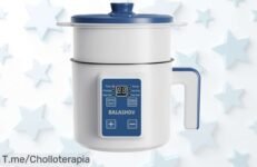 Cocina Eléctrica Doble Capa a Precio Loco: Arroz Perfecto en Minutos y Fácil de Usar ¡No Te Pierdas Este Ofertón Único! Compra Ya, Oferta Limitada