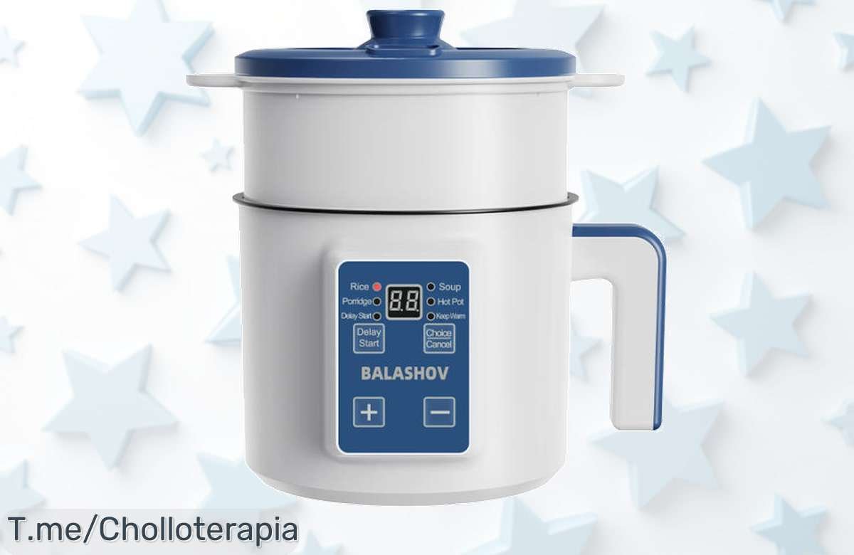 Cocina Eléctrica Doble Capa a Precio Loco: Arroz Perfecto en Minutos y Fácil de Usar. ¡No Te Pierdas Este Ofertón Único! Compra Ya, Oferta Limitada.
