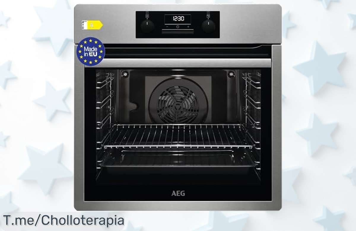Cocina como un chef con el horno AEG BES331111M: 9 funciones y limpieza fácil a precio loco. ¡No dejes pasar este ofertón, compra ya antes que se agote!