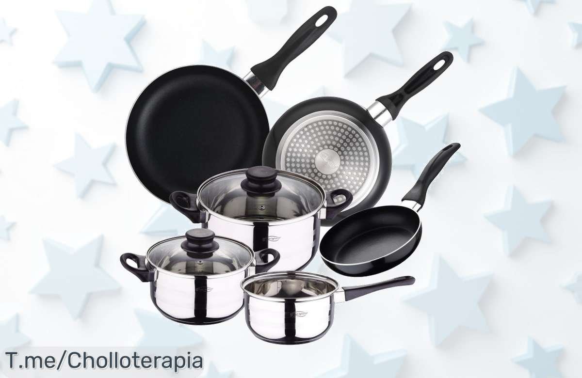 Cocina como un chef con el super chollo de sartenes San Ignacio, disfruta sin que nada se pegue y sorprende a todos. ¡Hazte con este ofertón antes de que desaparezca!