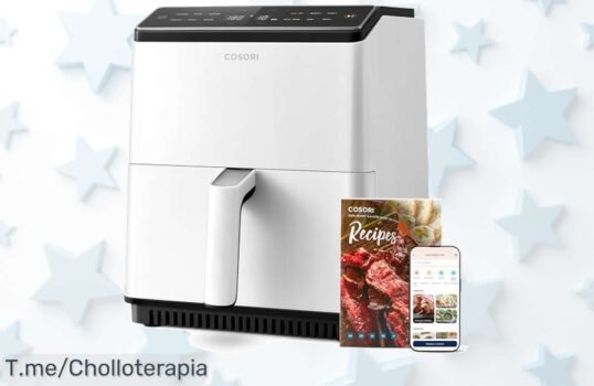 Cocina como un chef con la Freidora de Aire Wifi COSORI, ahorra tiempo y sorprende a todos en casa Aprovecha este ofertón único antes que se agote, ¡da el paso ahora!