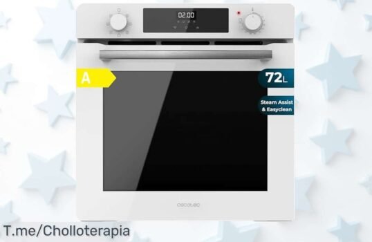 Cocina como un chef en casa con el impresionante horno Cecotec Bolero Hexa, 72L de capacidad y vapor para platos crujientes ¡No te pierdas este super chollo! Compra ya antes que se agote