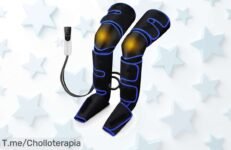 Conquista el relax con nuestro masajeador de piernas, mejora tu circulación en minutos y siente la energía que mereces ¡No te pierdas este ofertón limitado!
