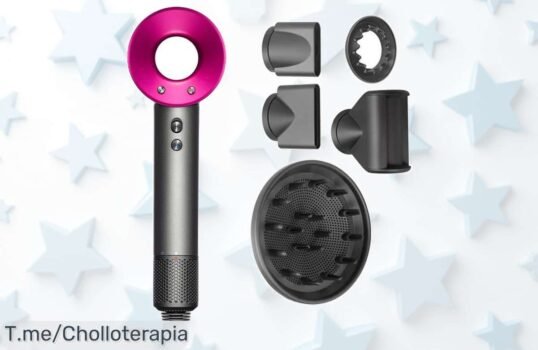 Consigue el Secador de Pelo Profesional iónico 1600W ¡un ofertón que hará brillar tu cabello como nunca! No te quedes sin el tuyo, compra ahora antes de que se agote