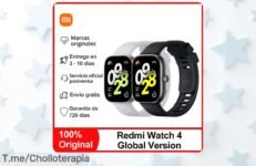 Consigue el increíble Xiaomi Redmi Watch 4 con pantalla AMOLED y funciones de llamadas a un precio loco, ¡aprovecha esta oferta limitada y mejora tu salud ya!