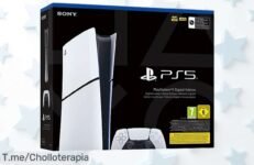 Consigue la Consola Playstation 5 Slim digital 1TB a un precio locazo y disfruta de juegos en resolución 4K con este ofertón limitado ¡Hazla tuya antes que se agote!