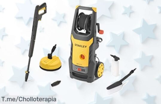 Consigue la Hidrolimpiadora Stanley SXPW16PE a un precio loco y transforma tu limpieza en un juego de niños ¡Aprovecha este ofertón limitado antes de que se agote!
