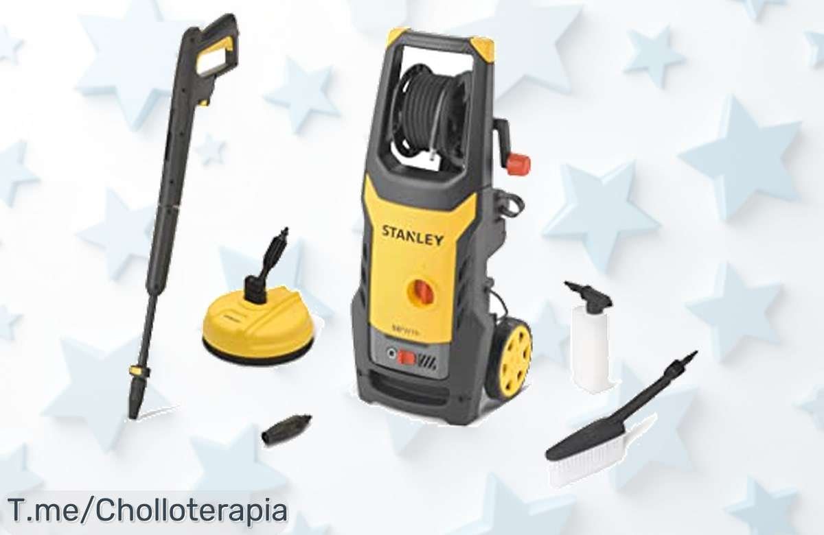 Consigue la Hidrolimpiadora Stanley SXPW16PE a un precio loco y transforma tu limpieza en un juego de niños. ¡Aprovecha este ofertón limitado antes de que se agote!