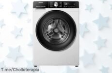 Consigue la lavadora Hisense WF3S1043BW3 con vapor y WiFi a un precio loco, limpieza total en 15 minutos y adiós bacterias al 999%, compra ya este ofertón antes de que se agote